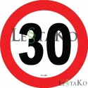 Hitrostna nalepka 20 Km/h Hitrostna nalepka 20 Km/h