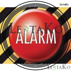 ALARM nalepka 10x10cm