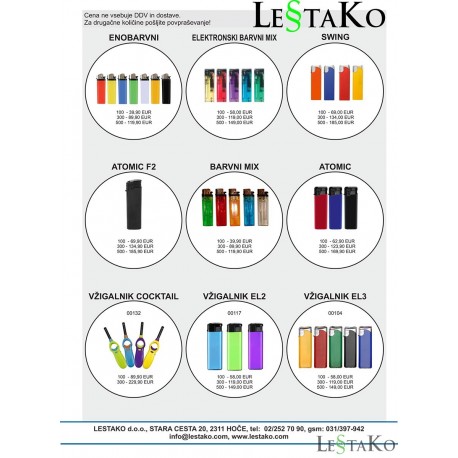 vžigalniki kombinacije