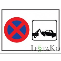 Prepovedano parkiranje SAMO ZNAK 40x30cm