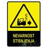 Nevarnost stisnjenja 30x40cm TABLA