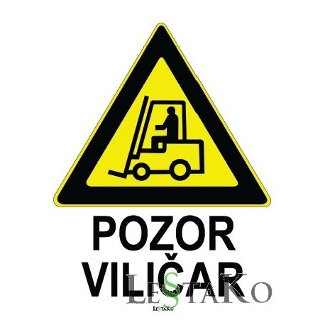 POZOR VILIČAR 30x40cm TABLA