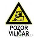 POZOR VILIČAR 30x40cm TABLA