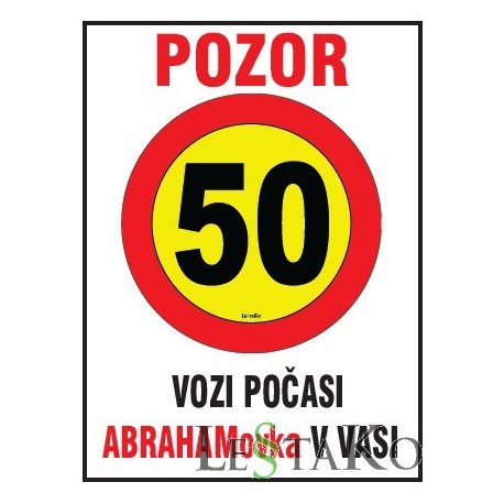 Abrahamovka 30x40cm tabla