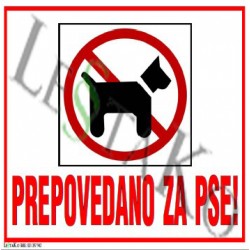 🚫 Kovinska tabla...