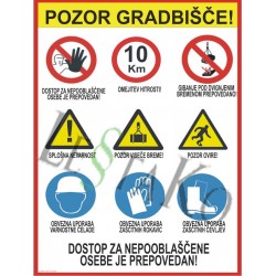 🚧 Opozorilna gradbiščna...