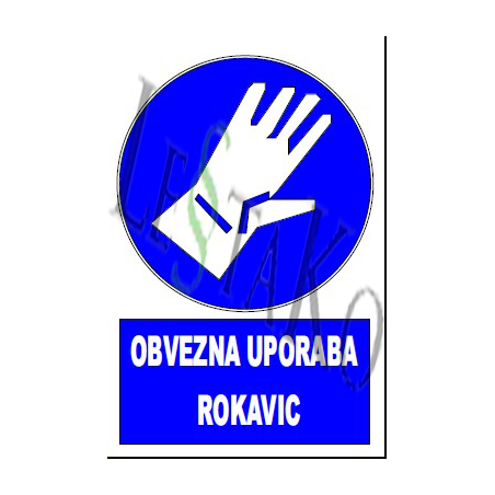 🧤 Obvezna uporaba rokavic. 🛠️ Zaščita pri delu