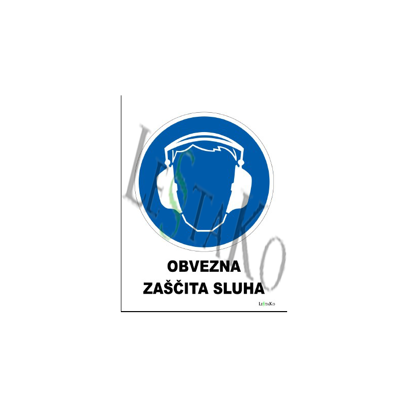 👂 Mandatory Hearing Protection. 🎧 Clear safety warning