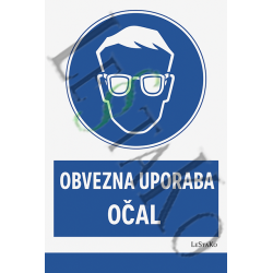 👓 Obvezna uporaba očal...