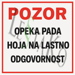Pozor opeka pada 40x40cm tabla