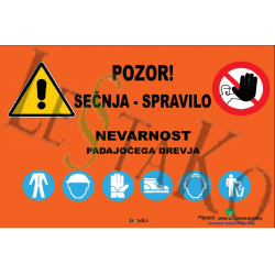 🌲 POZOR – SEČNJA / SPRAVILO...