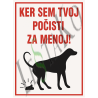 🐶 Because I’m yours – clean up after me! 💩 Funny yet serious sign for dog owners